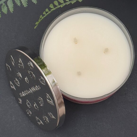 BBW Cherry Almond Shortbread Bath & Body Works 3 Wick Candle - Picture 6 of 10